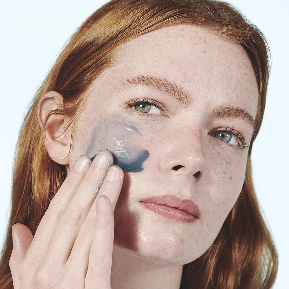 Private Label Hydrating Pore Clarify Anti Acne Facial Cleanser Face Mask Gel Blue Tansy Essential Oil Cream Skin Care Set