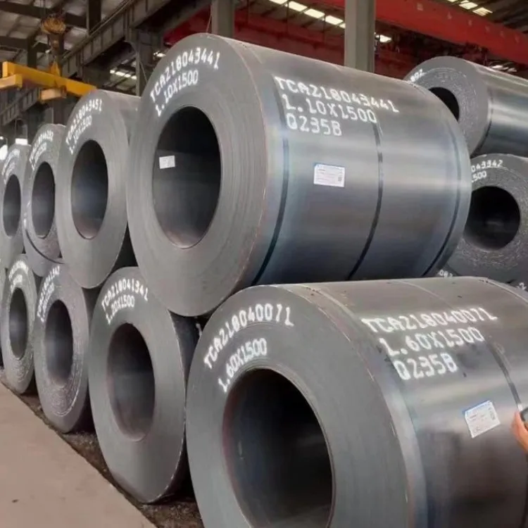 HR / hot rolled MS steel coil SS400 A36 Q235B S235JR carbon steel coil