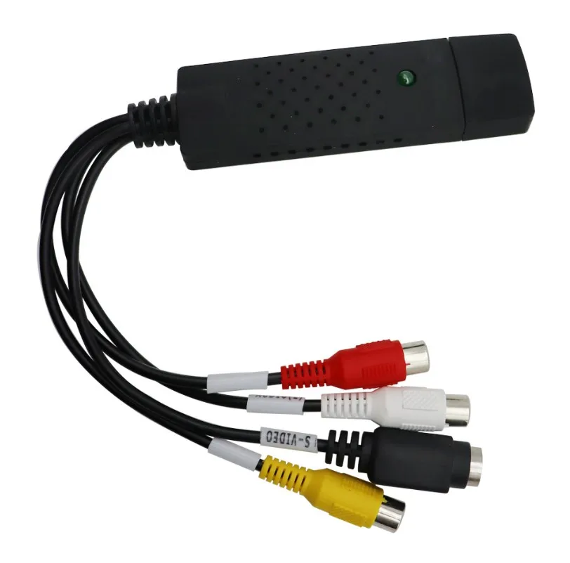 Shenzhen Manoson Wholesale USB To CVBs Converter Adapter USB 2.0 Video Audio Capture Card HD Video Converter Cable