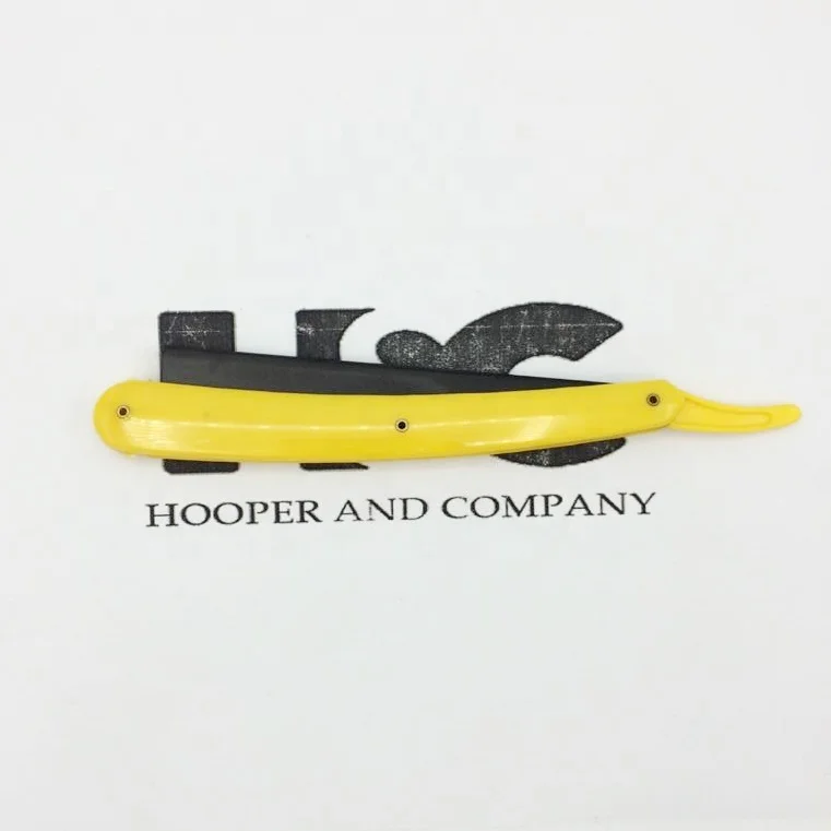 Professional Close Shaving Men Manual Shaver Disposable Blade Barber Straight Edge Razor Plastic Handle Custom Logo sustainable
