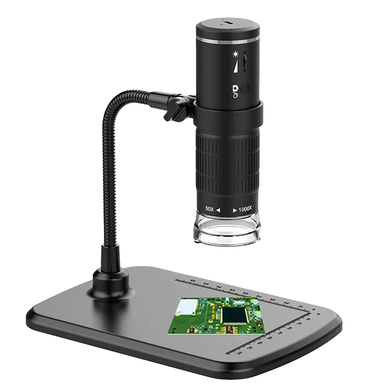 1000X цифровой микроскоп HD 1080P светодиодный USB Wi-Fi для мобильного телефона камера iPhone