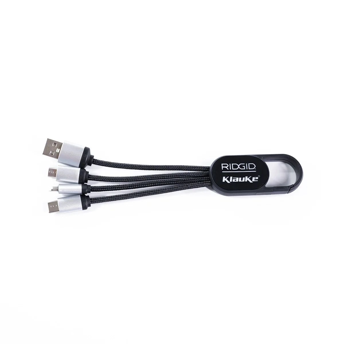 Оптовая продажа экологически чистых портативных брелоков USB 4 в 1 светодиодный логотип зарядные кабели с цепочкой для ключей логотипом