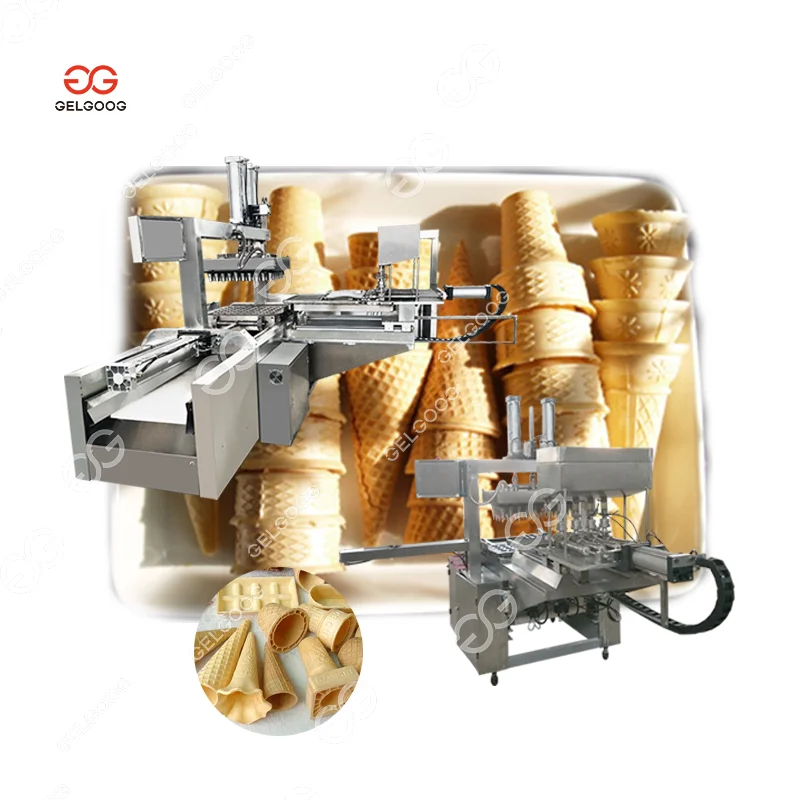 Professionally Sugar Cone Wafer Biscuit Cones Making Maquina De Helados Machine Ice Cream Cone