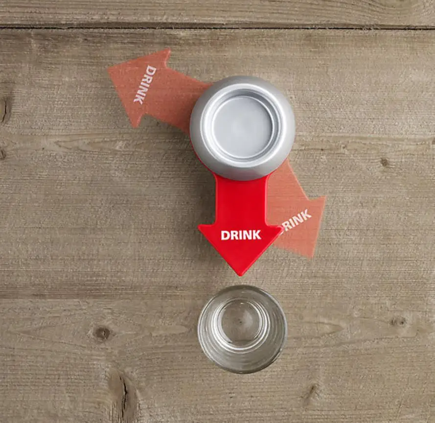 
Spin the Shot Drinking Game Turntable Roulette Glass Spin Fun Party Toys For Adult 