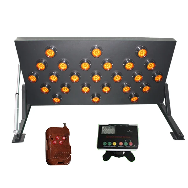 road construction traffic road sign 25 Lamps Remote Control Vehicle