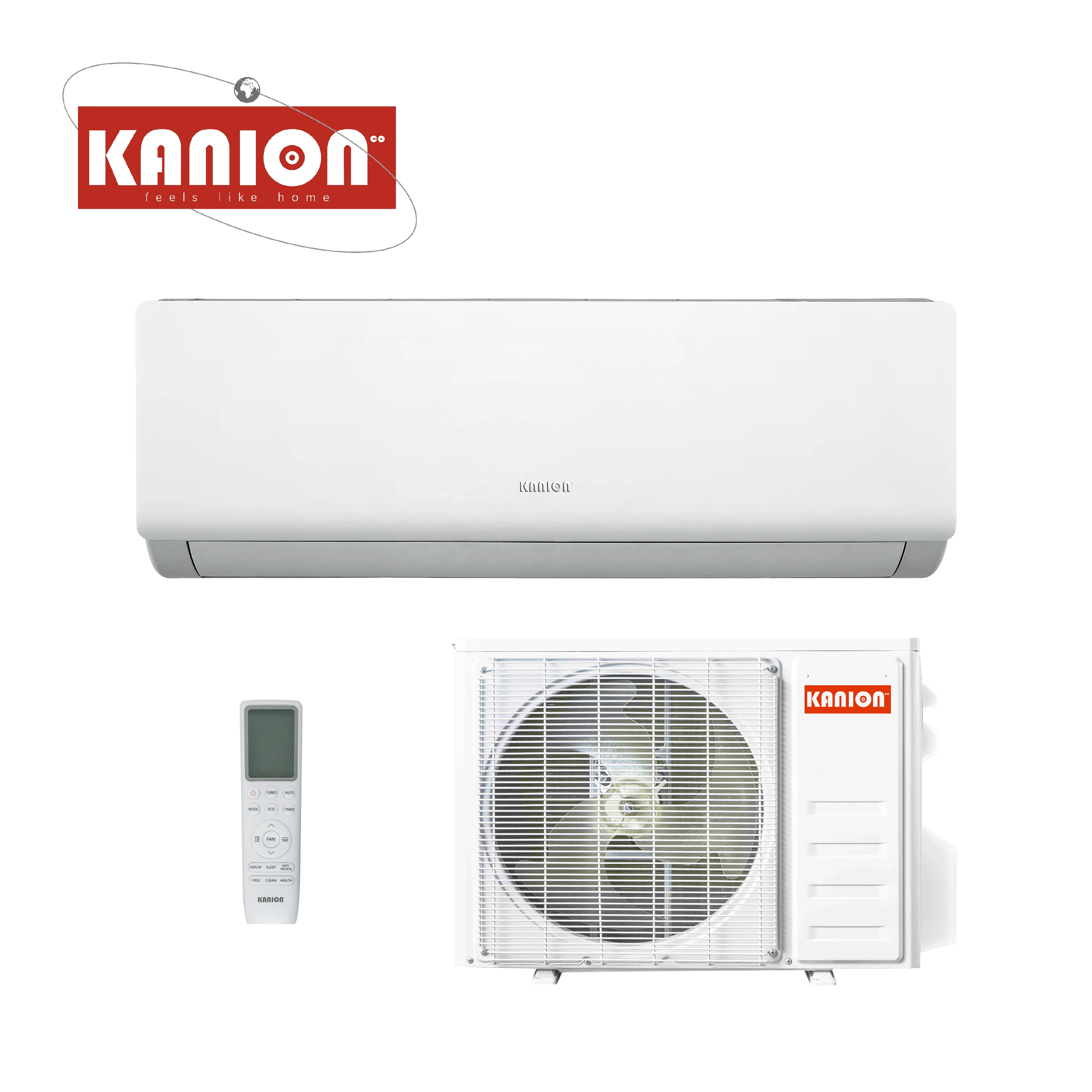 Mini AC Low Noise Wall Split Type Air Conditioner Heating&Cooling 18000BTU 50HzR410a Smart Air Conditioner