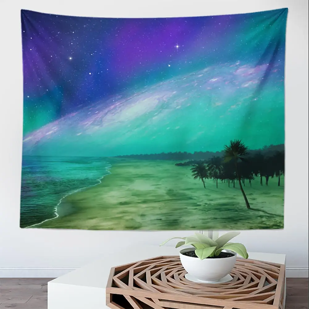 Newest Hot Selling Picture Scenery Mountain Decor Fabric Wall Hanging Tapestry For Home Decorative