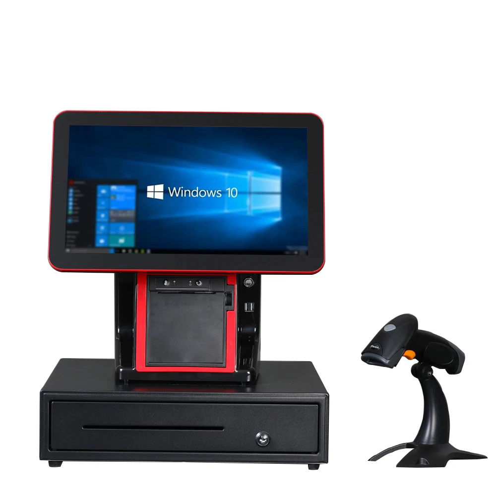 JESEN Android/Windows System Pos Machine Manufacturer Directly Sale Source for Mall Wholesale Supermarket