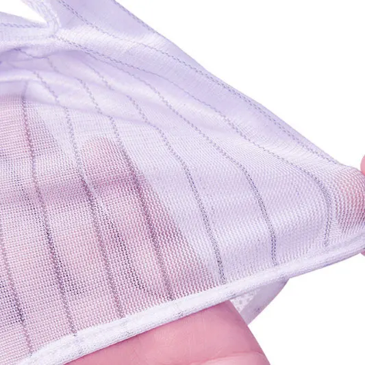 High Quality ESD pu anti-static stripe gloves