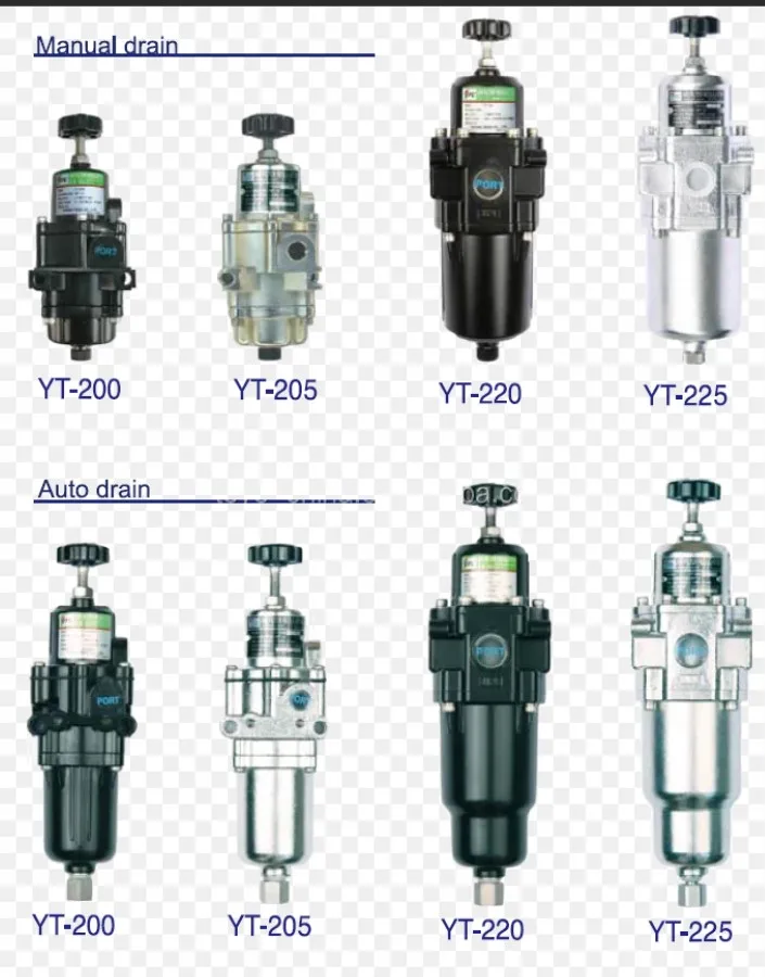 Rotork YTC AIR FILTER REGULATOR YT-200 / YT-205 / YT-220 /YT--225 SERIES yt200 ytc