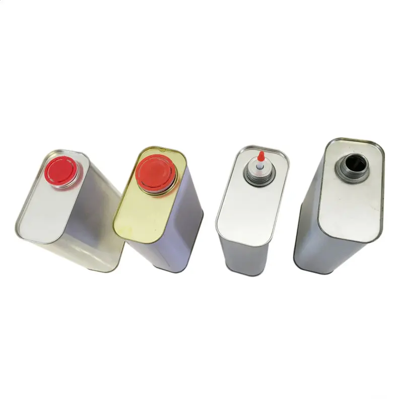 0.5L 1L 2L 3L 4L 5L printed square tin oil can empty paint cans wholesale with lids