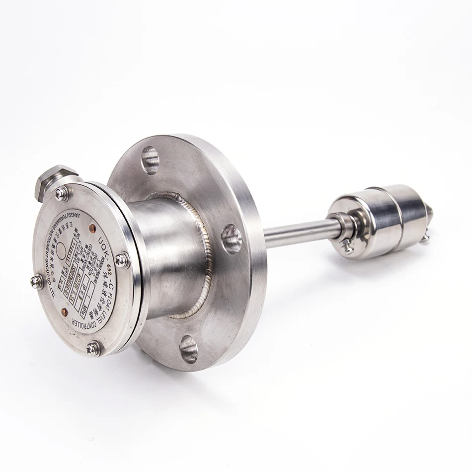 China factory price stainless steel 304 easy clean tubular liquid level gauge top or side mounting float water level gauge