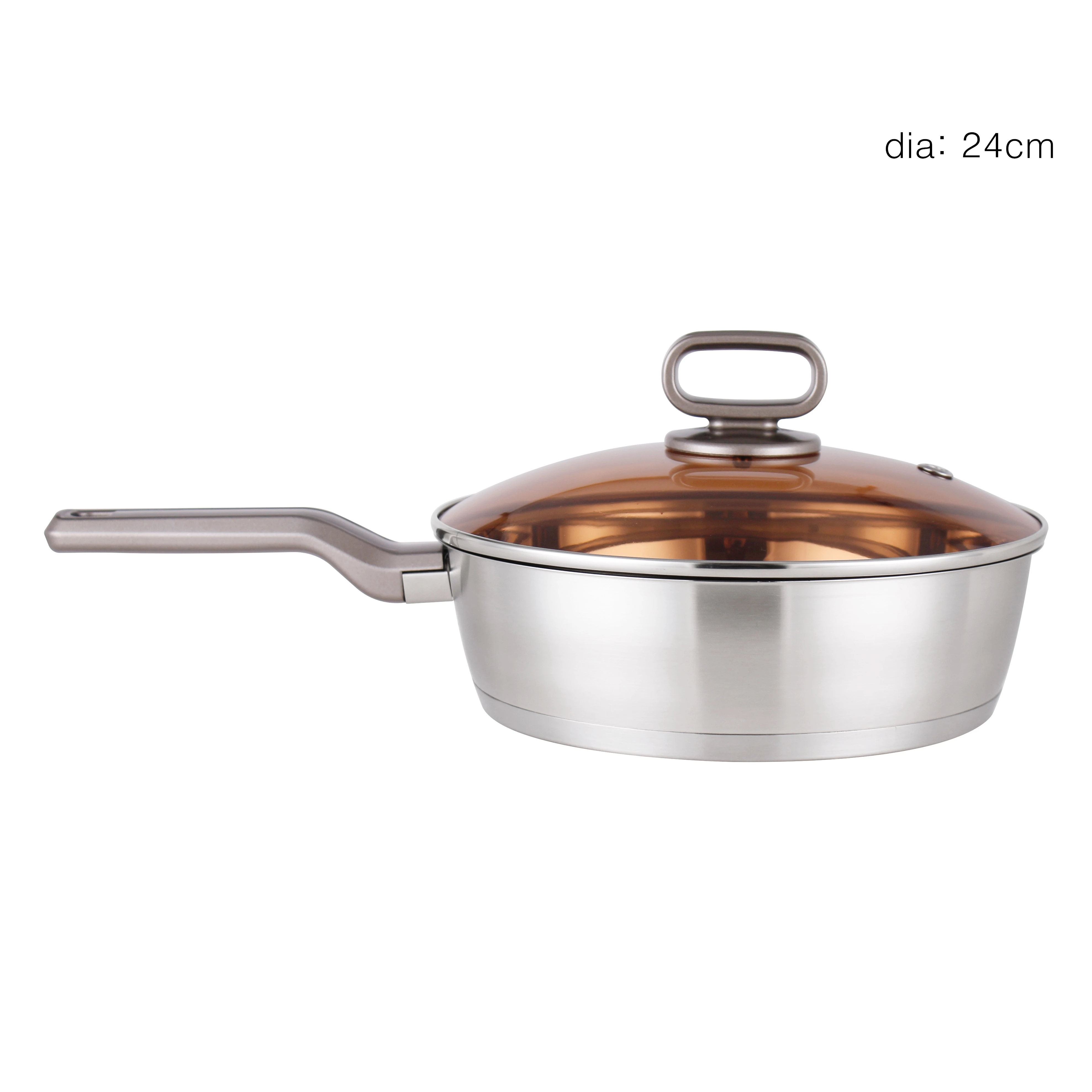 
10pcs Pot Pan Stainless Steel Cooking Pot Cookware Set 