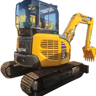 Оригинальный японский бренд б/у мини-экскаватор KOMATSU PC55MR/маленький трактор тонн экскаватор для продажи