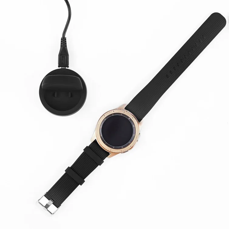  Матовая Подставка для зарядки Samsung Galaxy Watch Gear S2/S3/спортивный Кабель зарядного