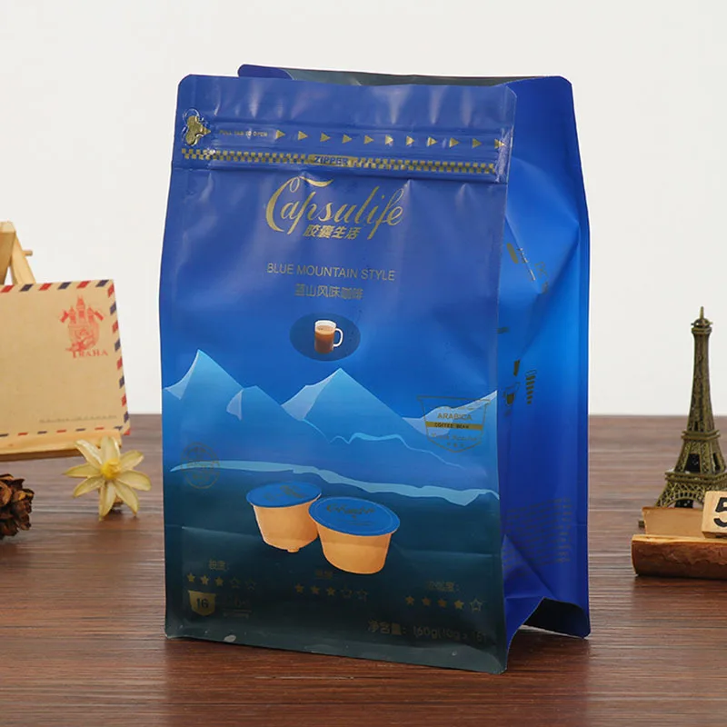 Small Different Sizes Colombian custom printing Coffee Beans Wholesale Packaging Bags For Coffee