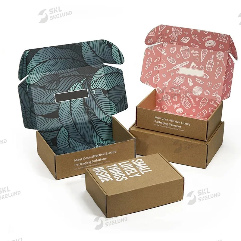 Custom Corrugated Shoe Box Logo Folded Paper Carton Plain Cardboard Kraft Corrugated Shoe Box Packing Logo Corrugated Shoe Box