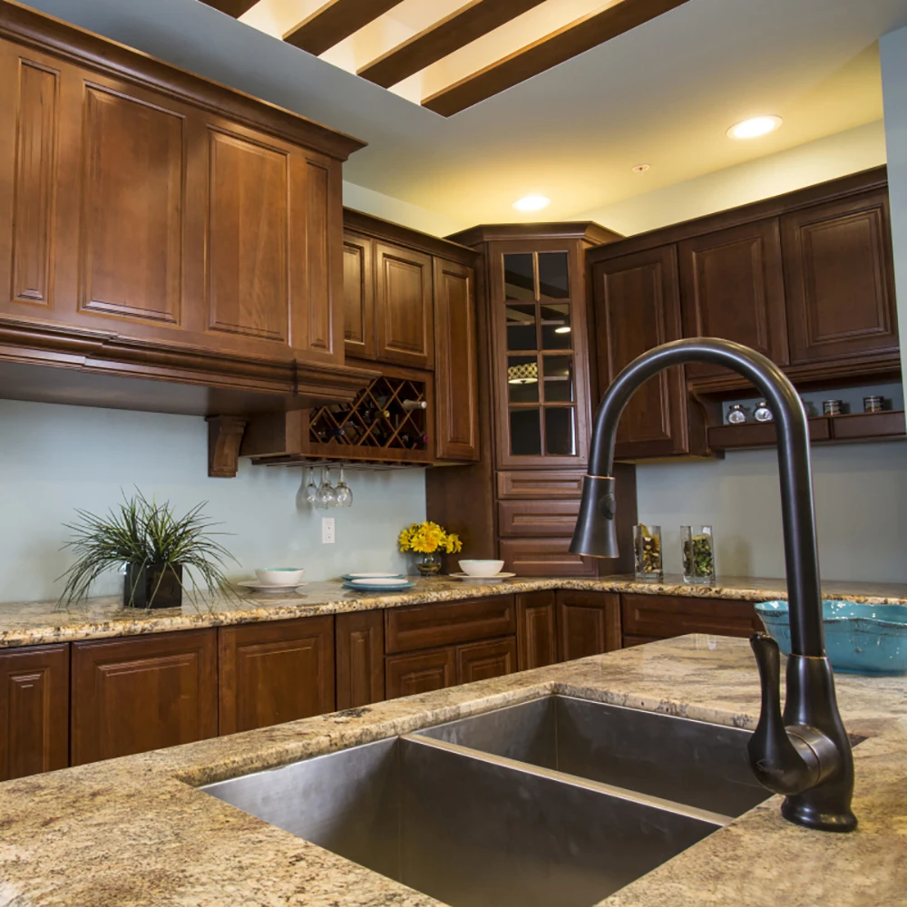 Wholesale Price Modern Design Kitchen Solid Wood Ready To Assemble Base Kitchen Cabinets With Hinges