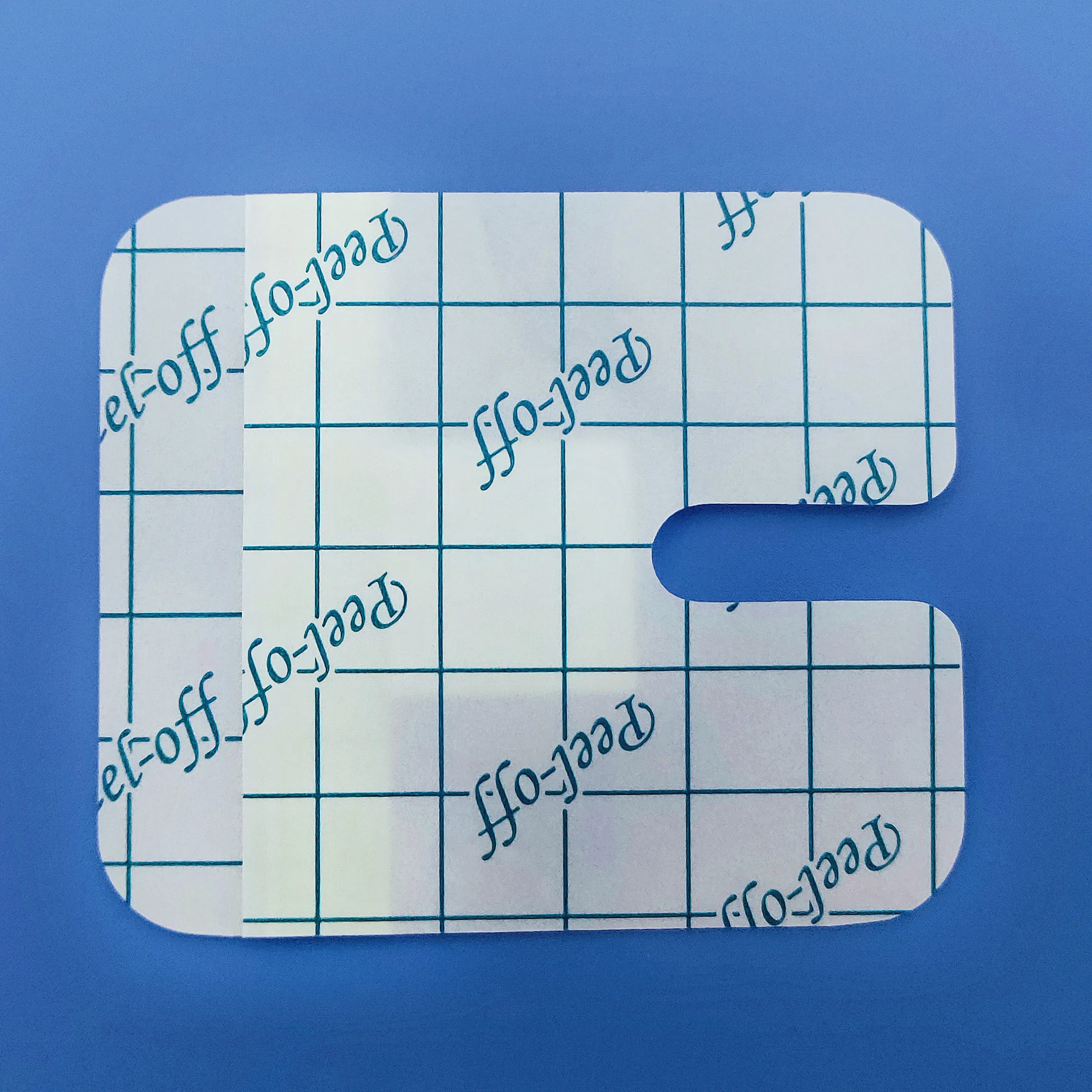 Hot sell U shape IV cannula fixation dressing /transparent island dressing