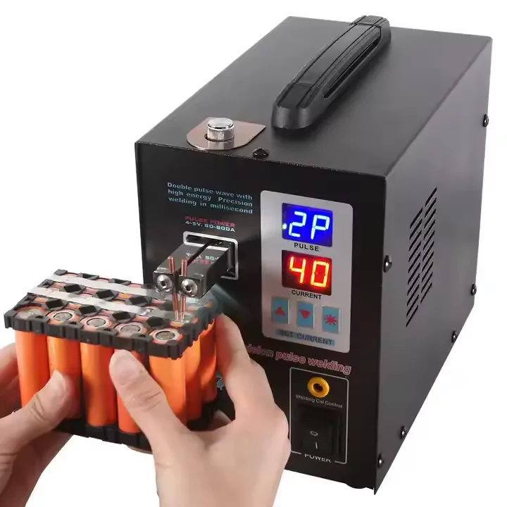 Sunkko 737G + Портативный Аккумуляторный импульсный точечный сварочный аппарат 18650 аккумуляторной сварки 110V