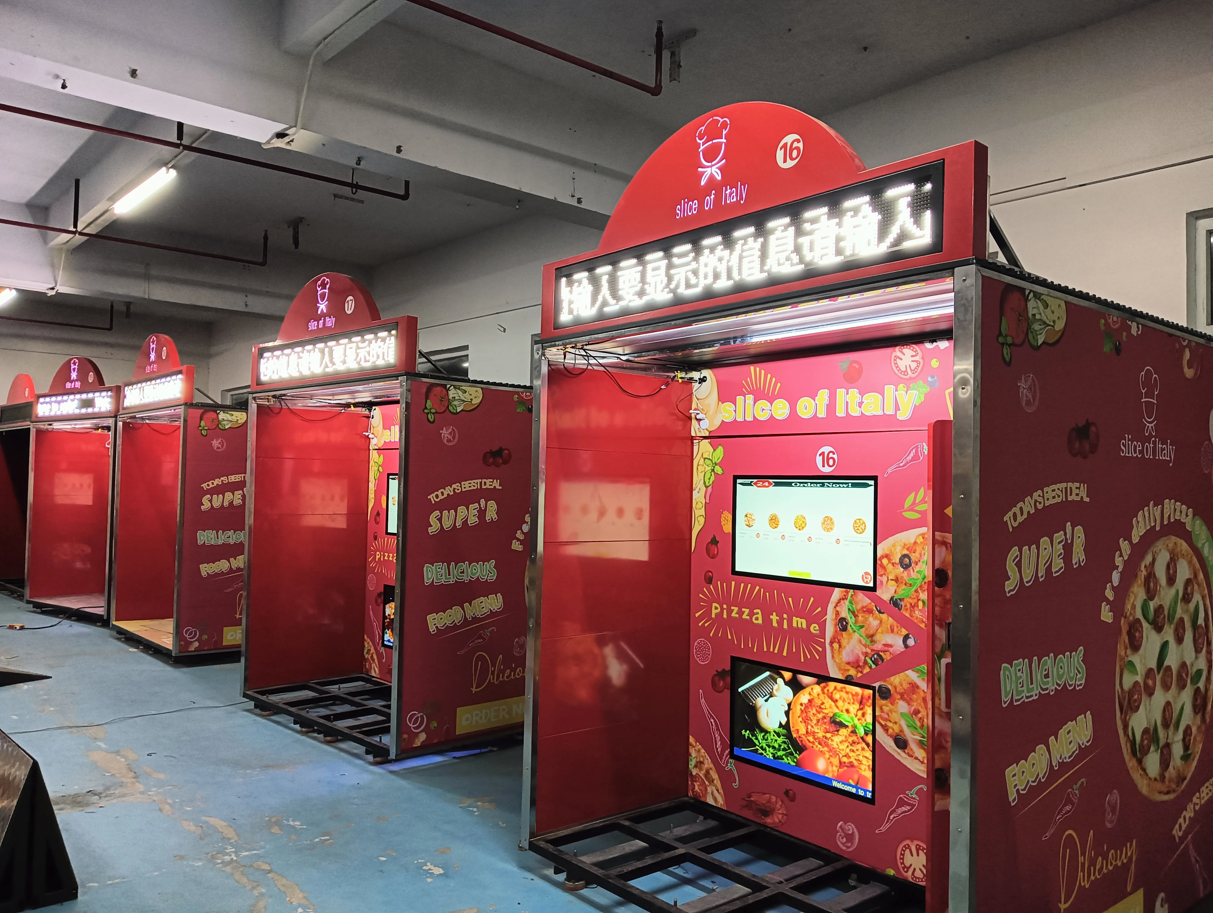Various Good Quality Wholesale New Features Pizza Making Vending Machine Pizza Vending Machine