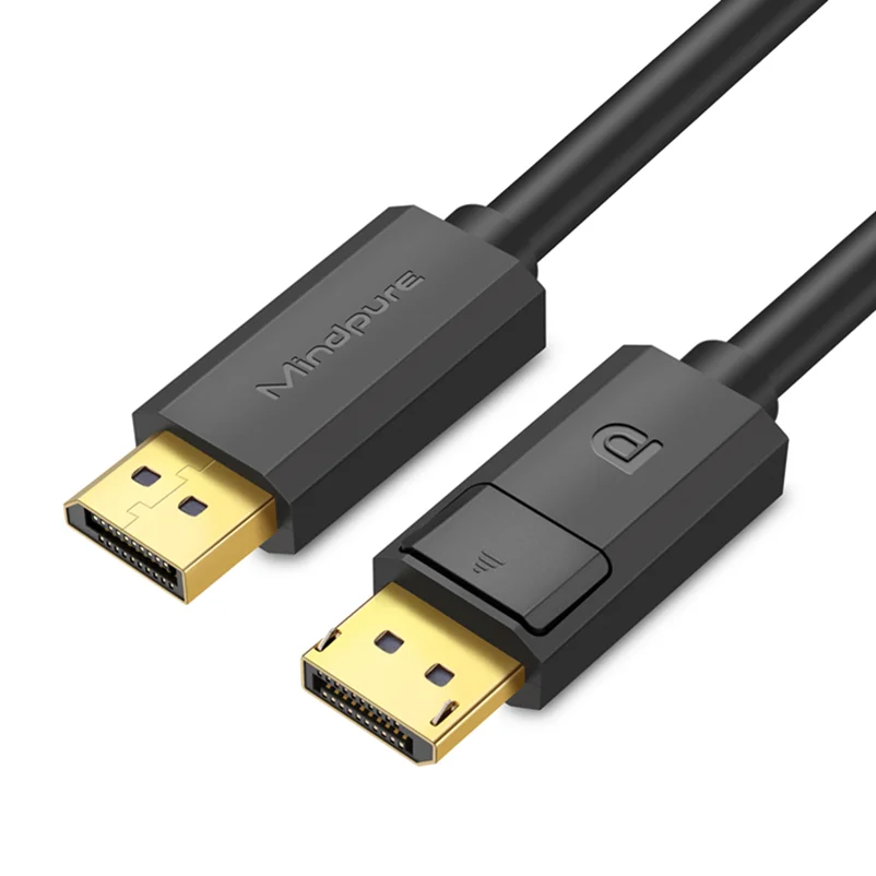 Mindpure high quality DisplayPort 1.2 Cable 4K Display Port Adapter DP to DP Cable for Video PC Laptop TV