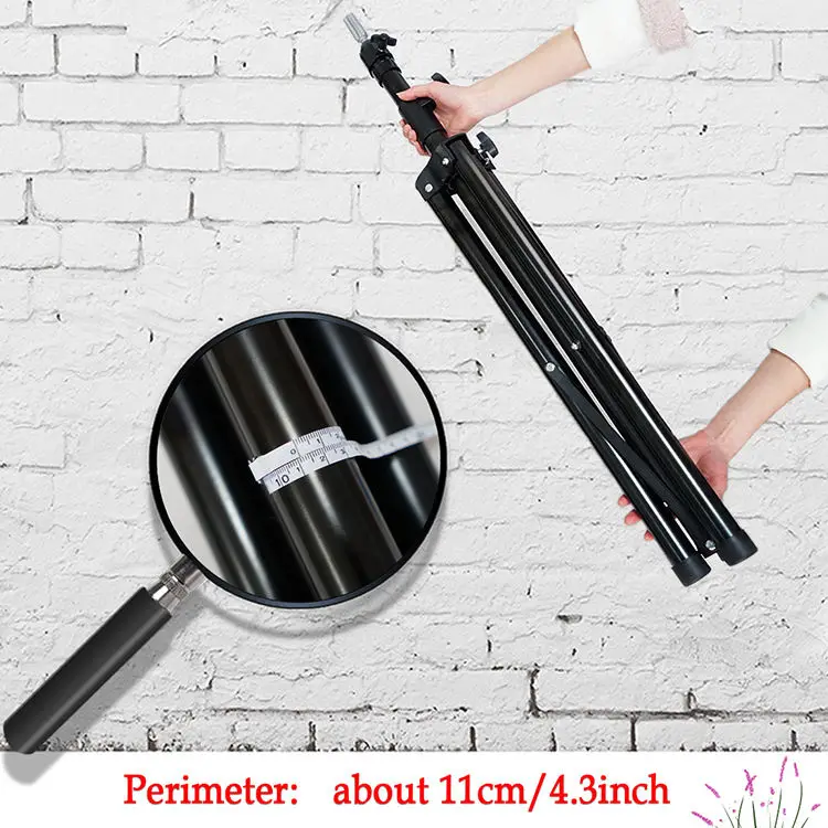 Big Size Wig Stand Tripod Adjustable Tripod for Wigs Making Styling Mannequin Head Stand Metal Wig Head Stand Holder