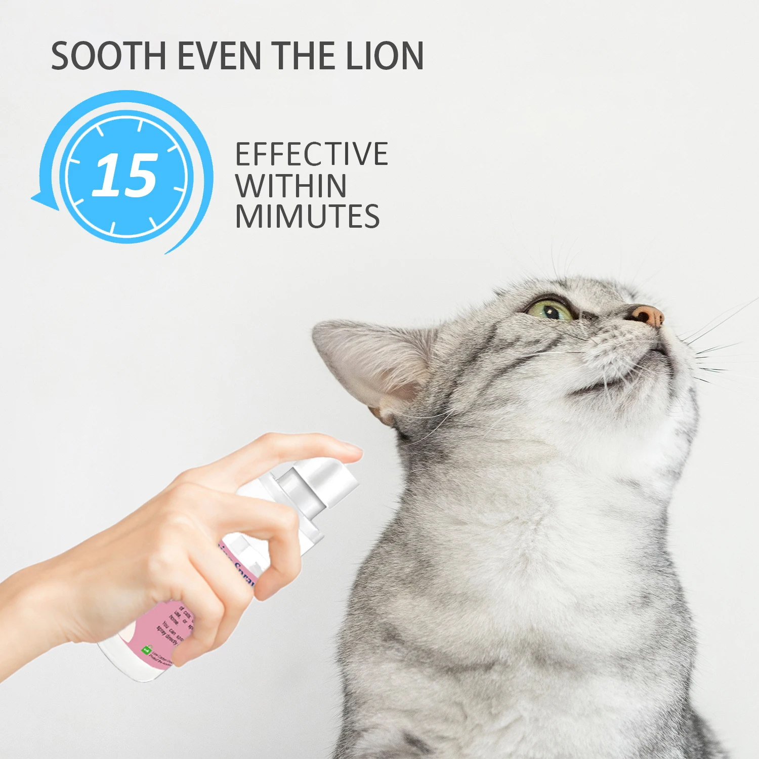 Factory Prices Cat Calming Spray Mimic Mother Pheromone for Vet Recommended