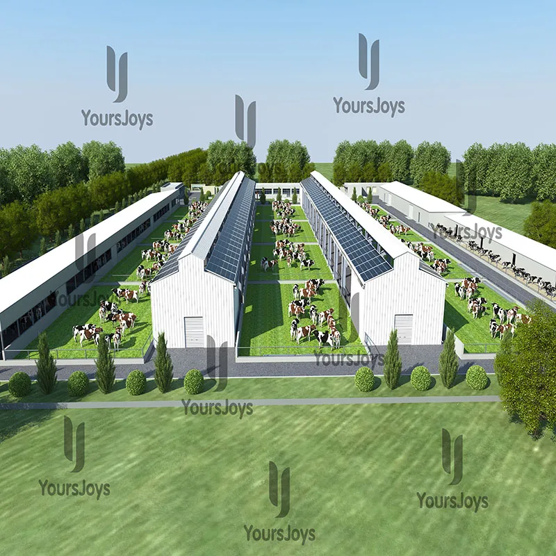 High quality customizable durable steel structure suitable for cowshed steel structure