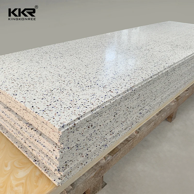 Customized Artificial Composite Stone Sparkle Quartz Floor Tile countertops sheet black Engineered quartz stone