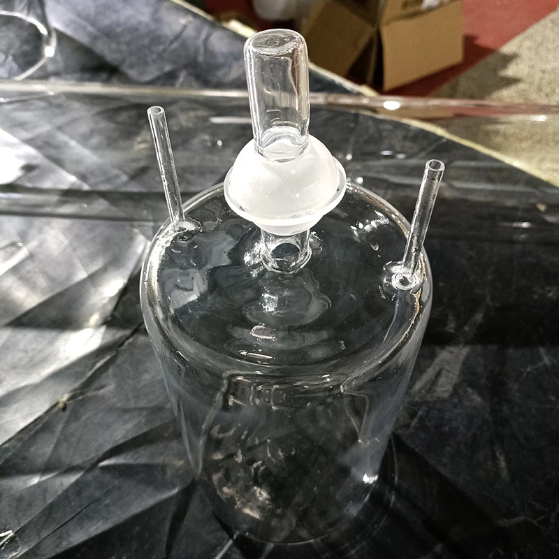 Wholesale polished quartz crystal glass test tube