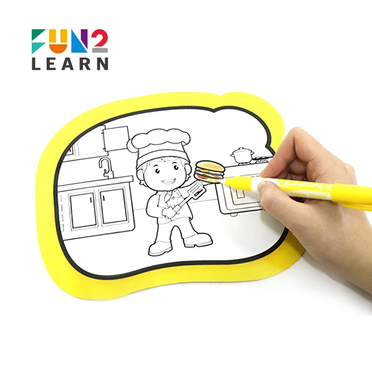 Fun 2 Learn 2 in 1 Aqua Doodle Board and Magnetic Drawing Board Toy STEAM Preschool Learning Toy Educational