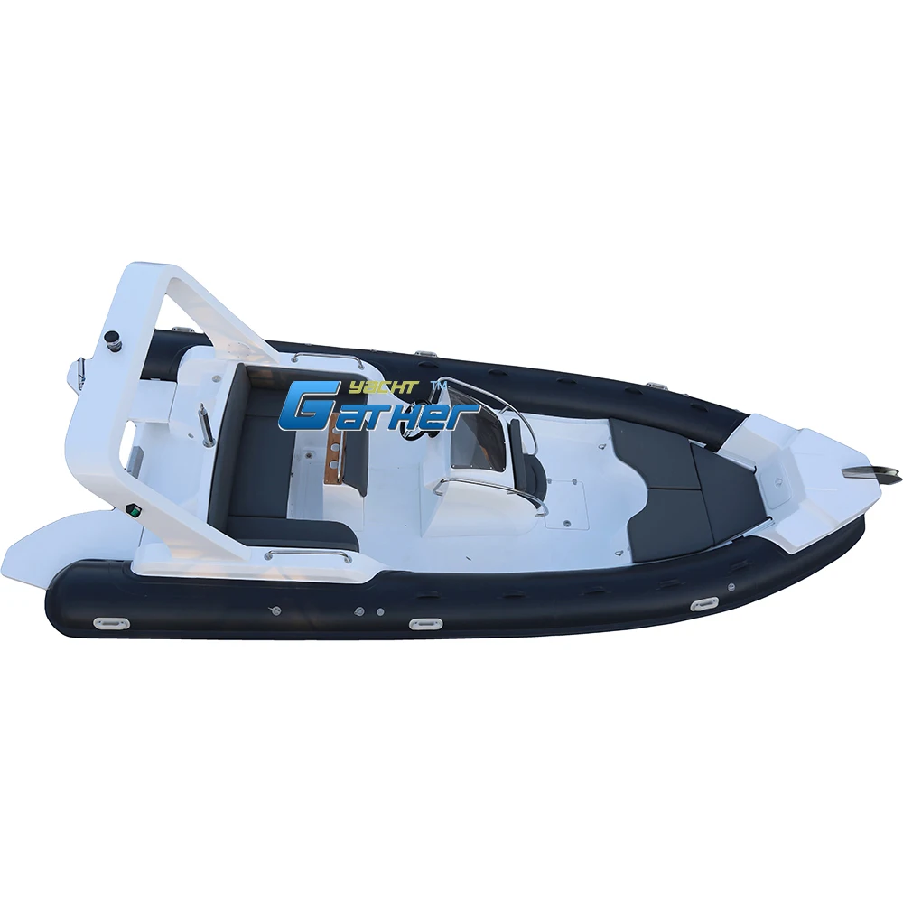 CE 7.1m Rib700 Boat 23ft Inflatable pvc or Hypalon Rib Boat Luxury Yachts for Sale