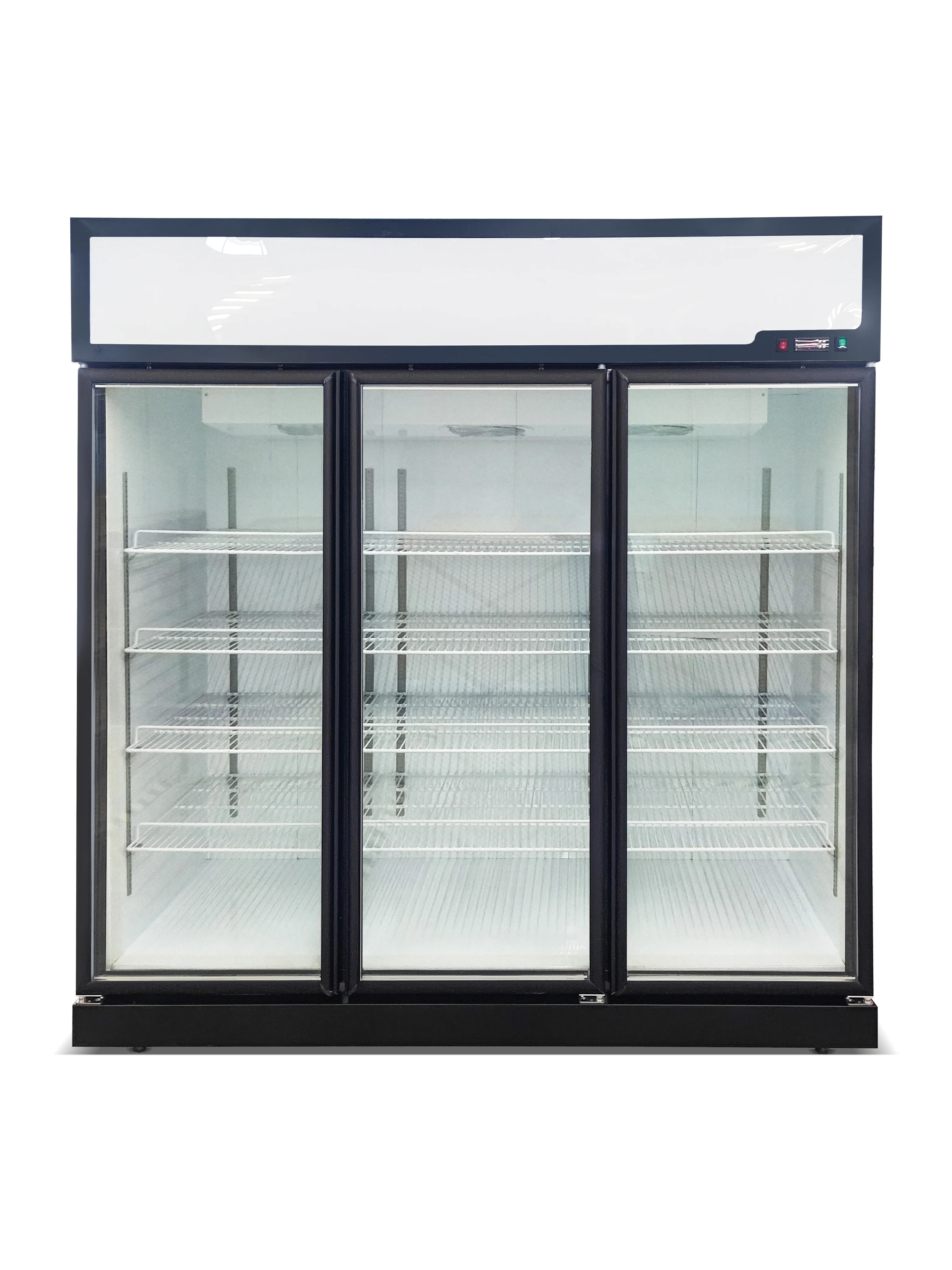 Convenience Store Upright Glass Doors Display Showcase Commercial Beverage Display Chiller Freezer Cooler Refrigerator