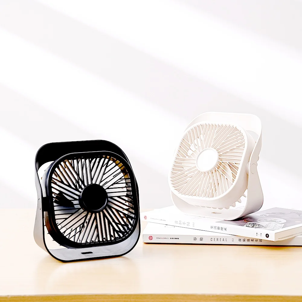 top sale indoor office room USB rechargeable Type-C table desk desktop fan portable  mini fans