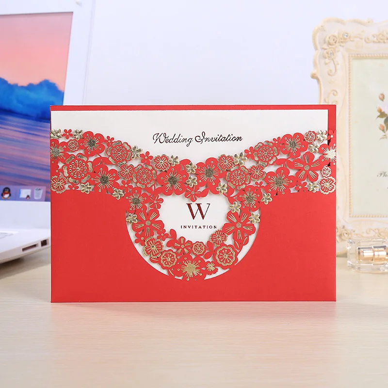 creative wedding invitation card  Party invitations red envelopes Custom envelope packaging  envelope for Christmas
