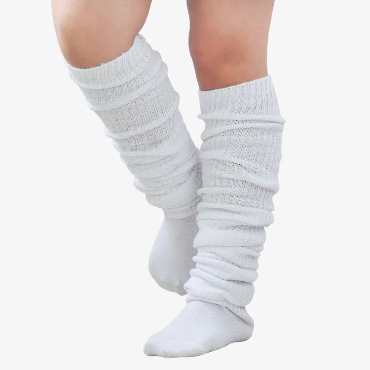 Wholesale Long Knee High Japanese Sexy Comfortable Loose White Slouch Socks For Women