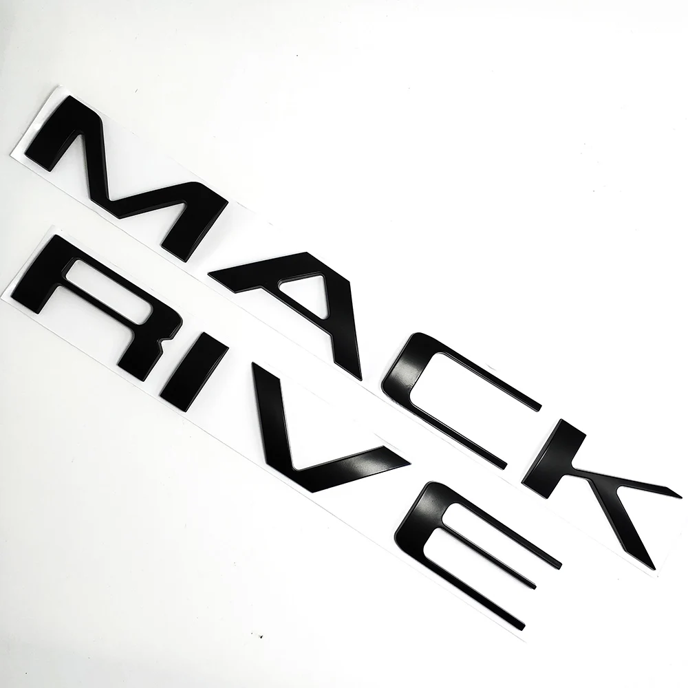 ABS 3D Matte Black Raised Tailgate insert Letters Decals For Ford MAVERICK 2022 2023 tailgate inserts