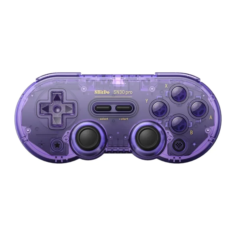 Joinwe 8Bitdo SN30 Pro Wireless Bluetooth Controller (Special Edition) transparent Purple 8Bitdo SN30Pro 80DJ02
