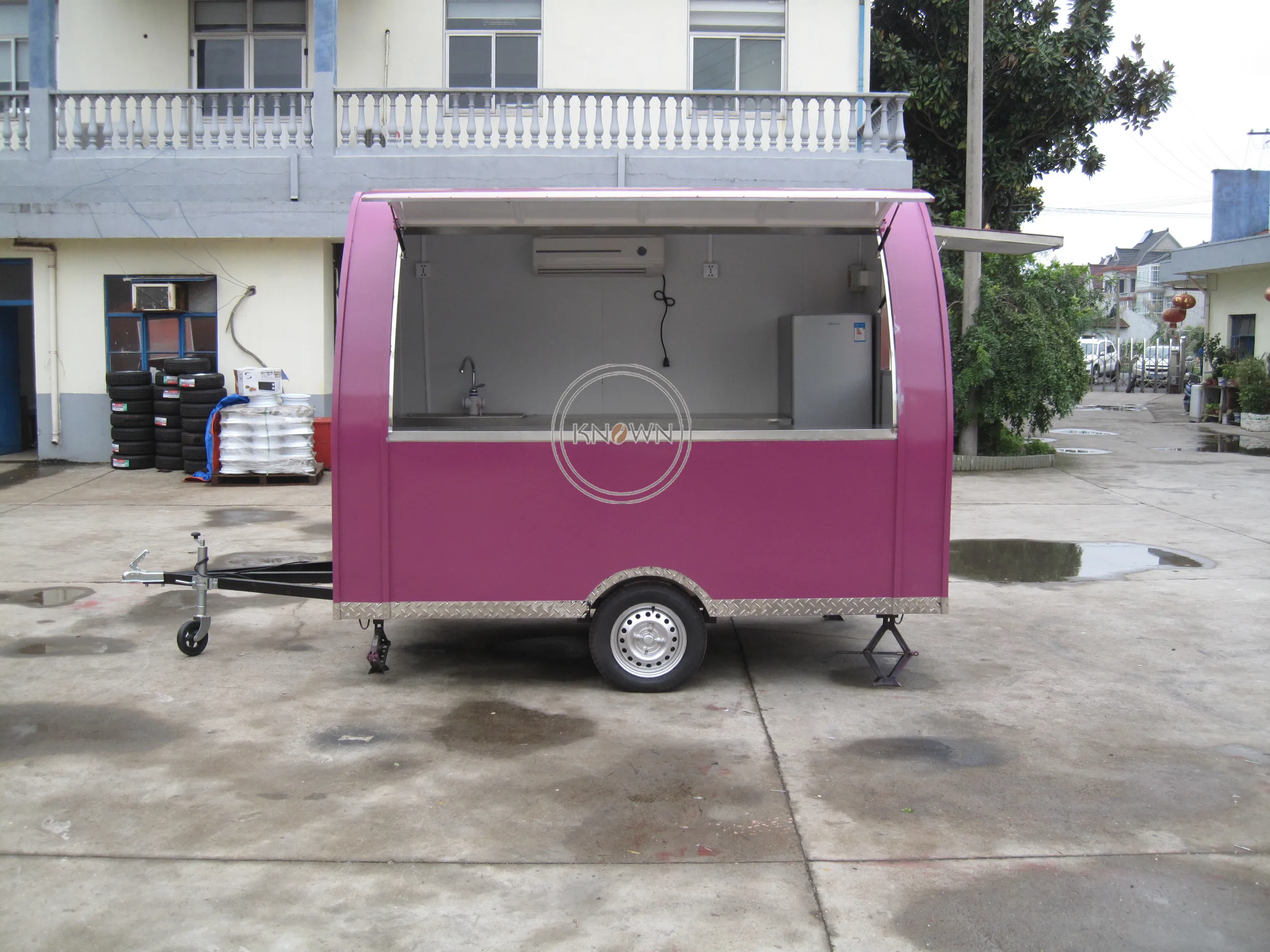OEM Factory Made Brand New Italian Shaved Ice Cream Frozen Yogurt Cart food truck
