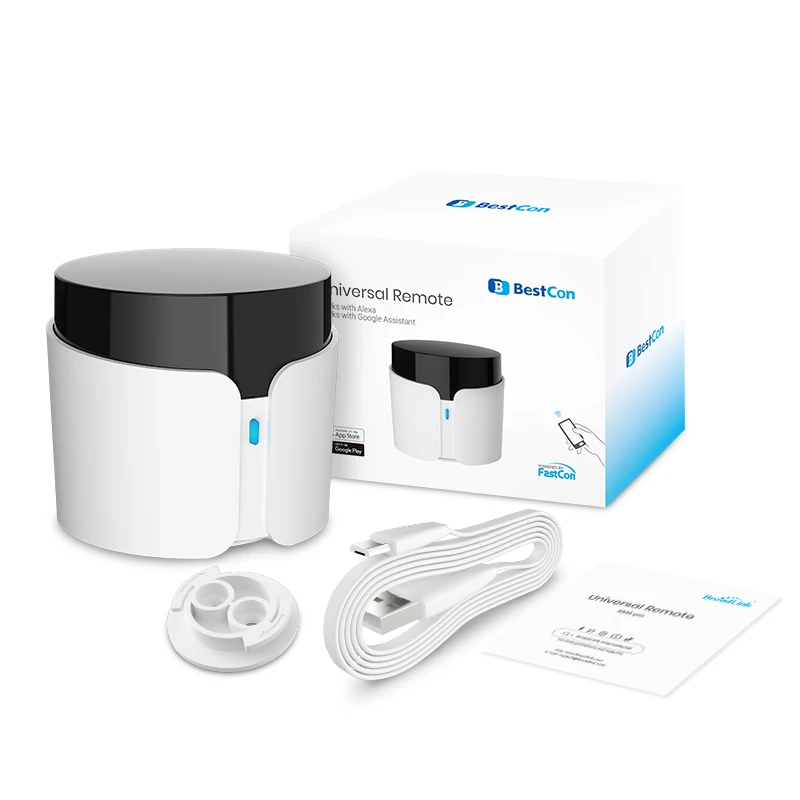 
Smartphone Remote Controller BestCon RM4C Pro, Wireless Blaster for Smart Home use, Work with IR/RF Home Appliances 