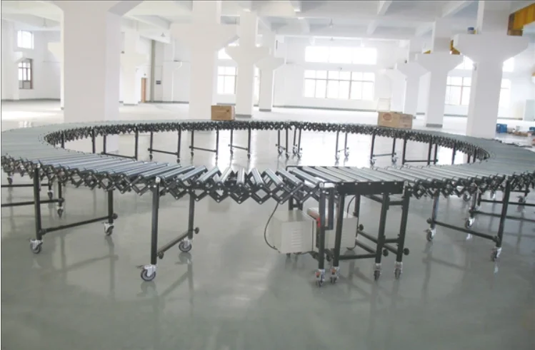 Motorized  Customized Roller Conveyor System for Warehouse Manufacturers Supply
