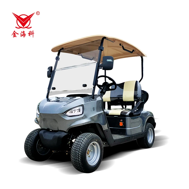 Factory Wholesale New Designed Villa Resort Use 4 Wheel  Electric Golf Carts 2 Seaters