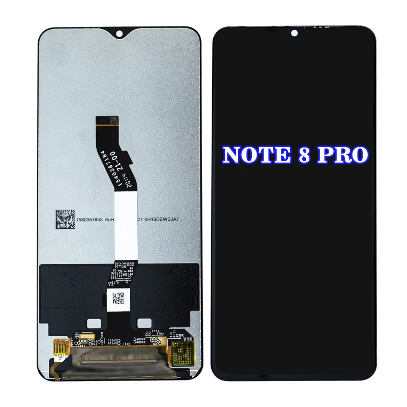 Pantallas de celular mobile phone repair parts note 8 pro display lcd touch screen for redmi