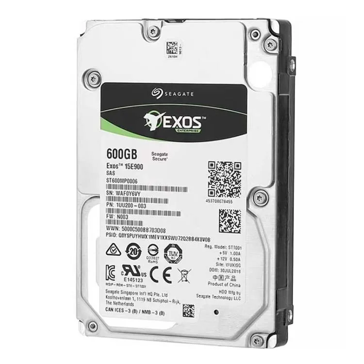 Brand New SAS HDD Exos 15E900 2.5' 600GB 15000RPM SAS 2.5 Inch HDD