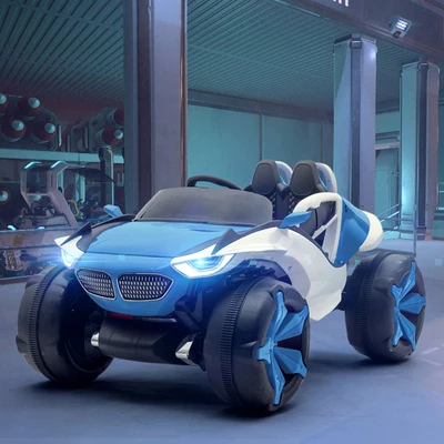 4 wheel new rc electric remote control for kids children adult ride on car dvd player mp3 player led lights audio seat covers