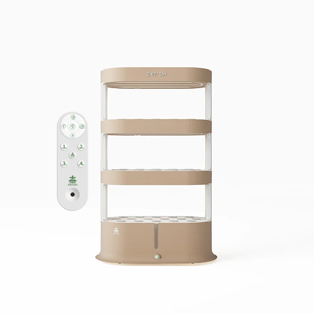 Sensh Factory Vertical Hydroponic Growing Cabinets System with Max Cover Area Spectral LED Lamp