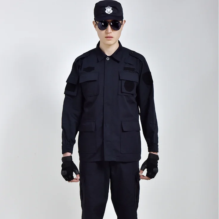 
The best quality professional manufacturer security clothing custom logo uniform 