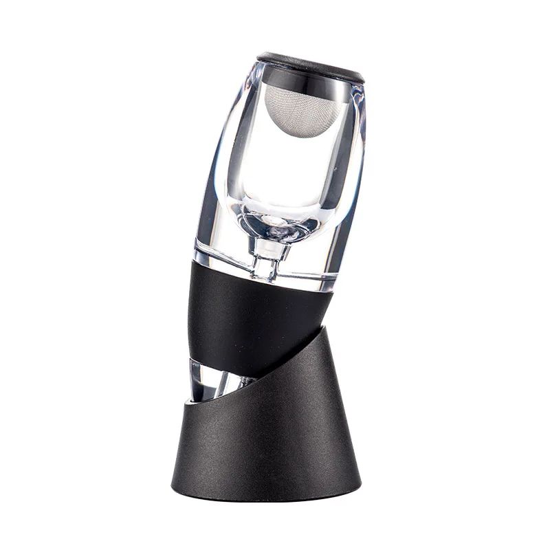 New Arrival Bar Tool AS Quick Wine Funnel Decanter Red Wine Aerator Pourer with Filter and Stand