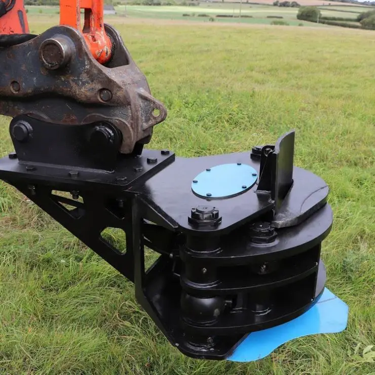 tree felling head hydraulic wood cutter tree shear cutting machine